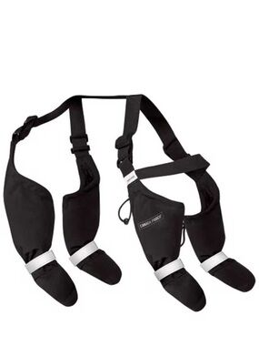 Canada Pooch Suspender Long Black Boots